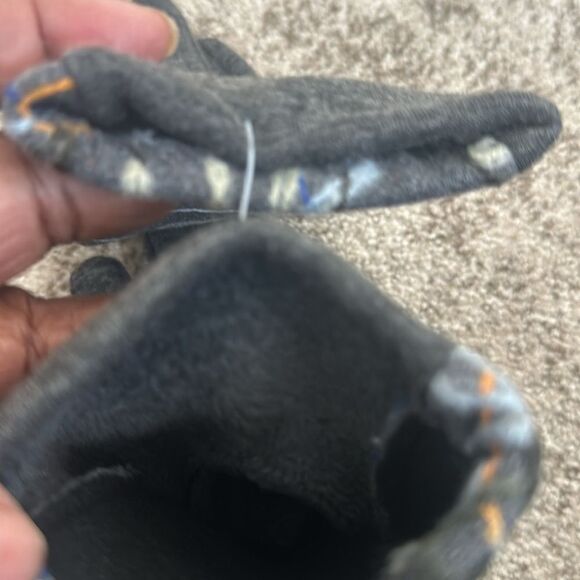 Gray Embroidered Women’s Gloves - Picture 4 of 4